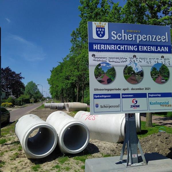 Maatwerk Putten! Herinrichting Eikenlaan - Scherpenzeel | LBN Betonproducten B.V.